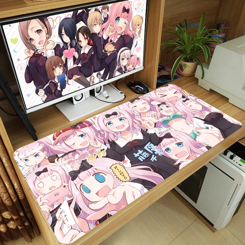 Kaguya-sama Anime Girl Large Mouse Pad Mat PC Keyboard Pad Gaming Play Mat