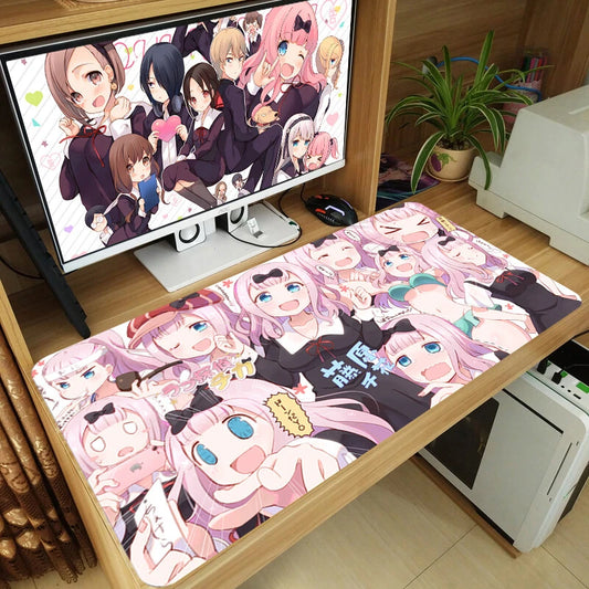 Kaguya-sama Anime Girl Large Mouse Pad Mat PC Keyboard Pad Gaming Play Mat