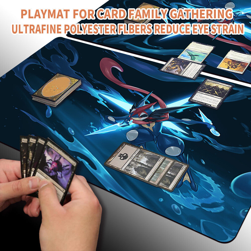 New Pokemon Greninja Playmat Stitched Edge | Pokemon TCG Playmat Stitched Edge | 1030536