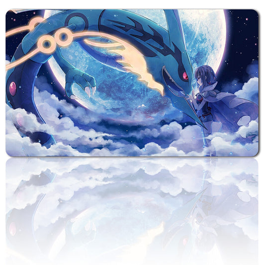 Pokemon67 - Board Game Pokemon Rayquaza Playmat Games Mousepad Play Mat of TCG