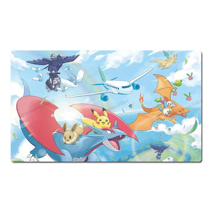 Sky of Hope Board Game Pokemon Table Playmat TCG CCG Mat Gaming Pad Mousepad
