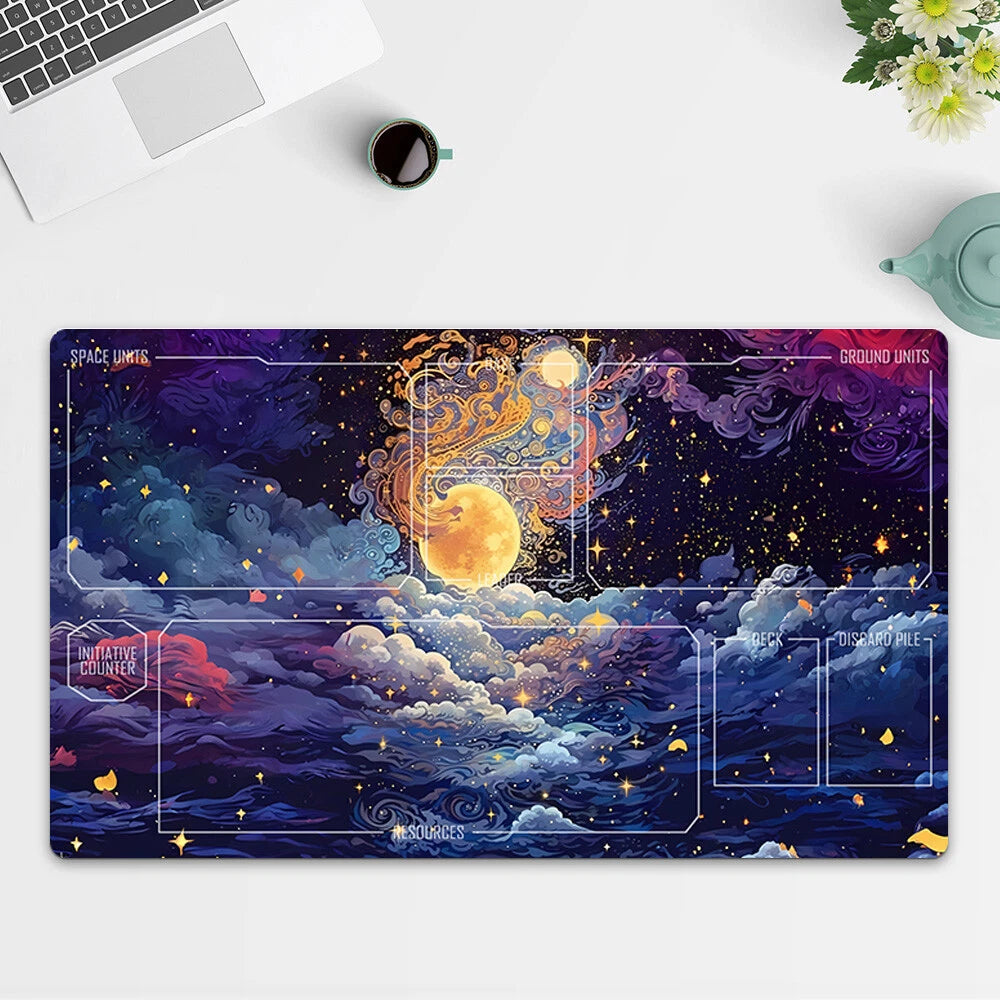 Playmat Starry Sky TCG Starwars : Unlimited Trading Card Game Play Mat Free Bag