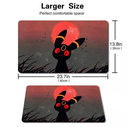 Board Game Pokemon Umbreon Playmat Games Mousepad Play Mat of TCG Deskmat
