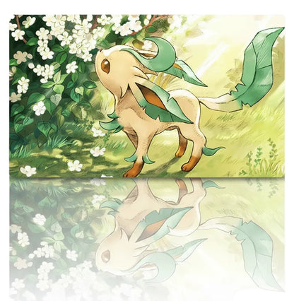 Leafeon Board Game Pokemon Table Playmat TCG CCG Mat Gaming Play Pad Mousepad
