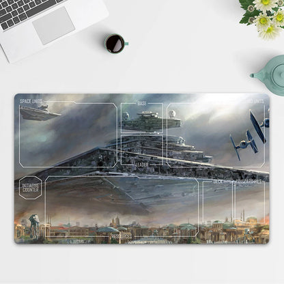 Playmat Star Destroyer TCG Starwars : Unlimited Trading Card Game Mat Free Bag