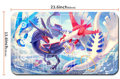 Product with cartoon characters and dimensions displayed