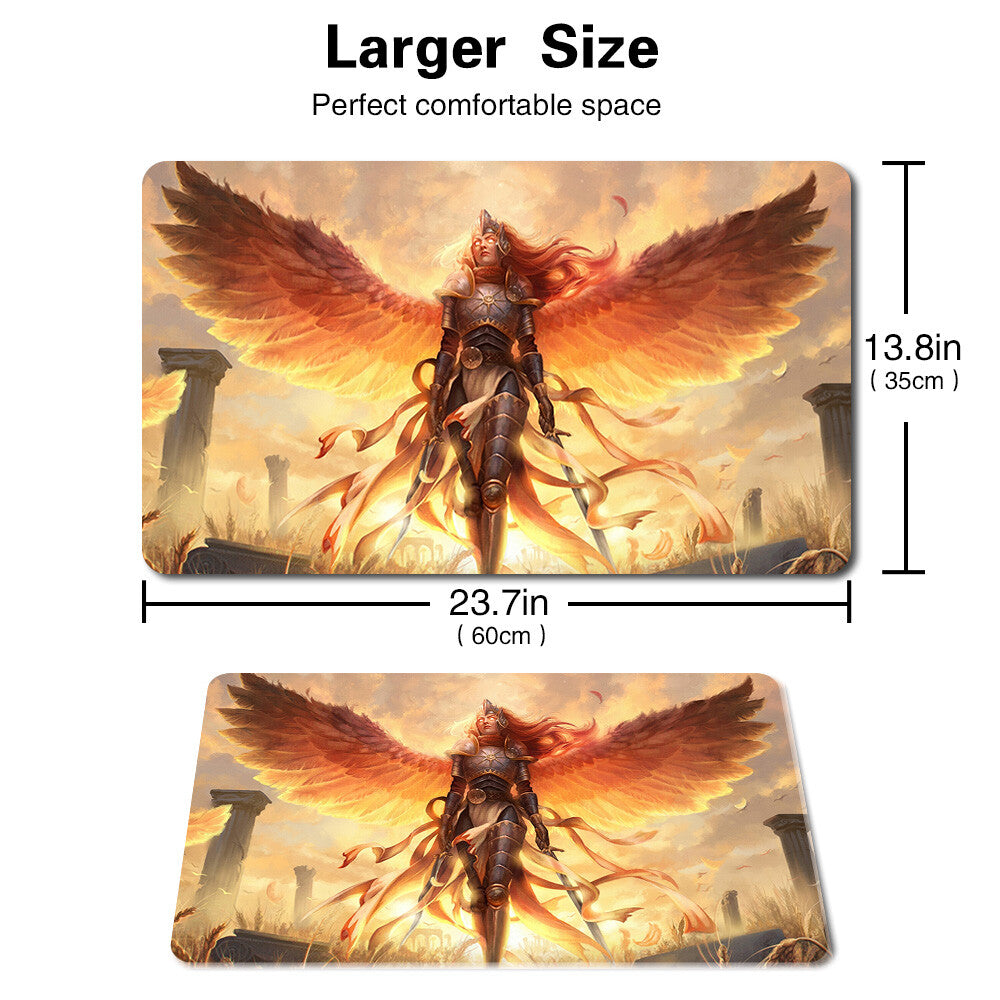 Aurelia, Angel Warrior - Board Game MTG Playmat Mousepad Playmat of TCG CCG