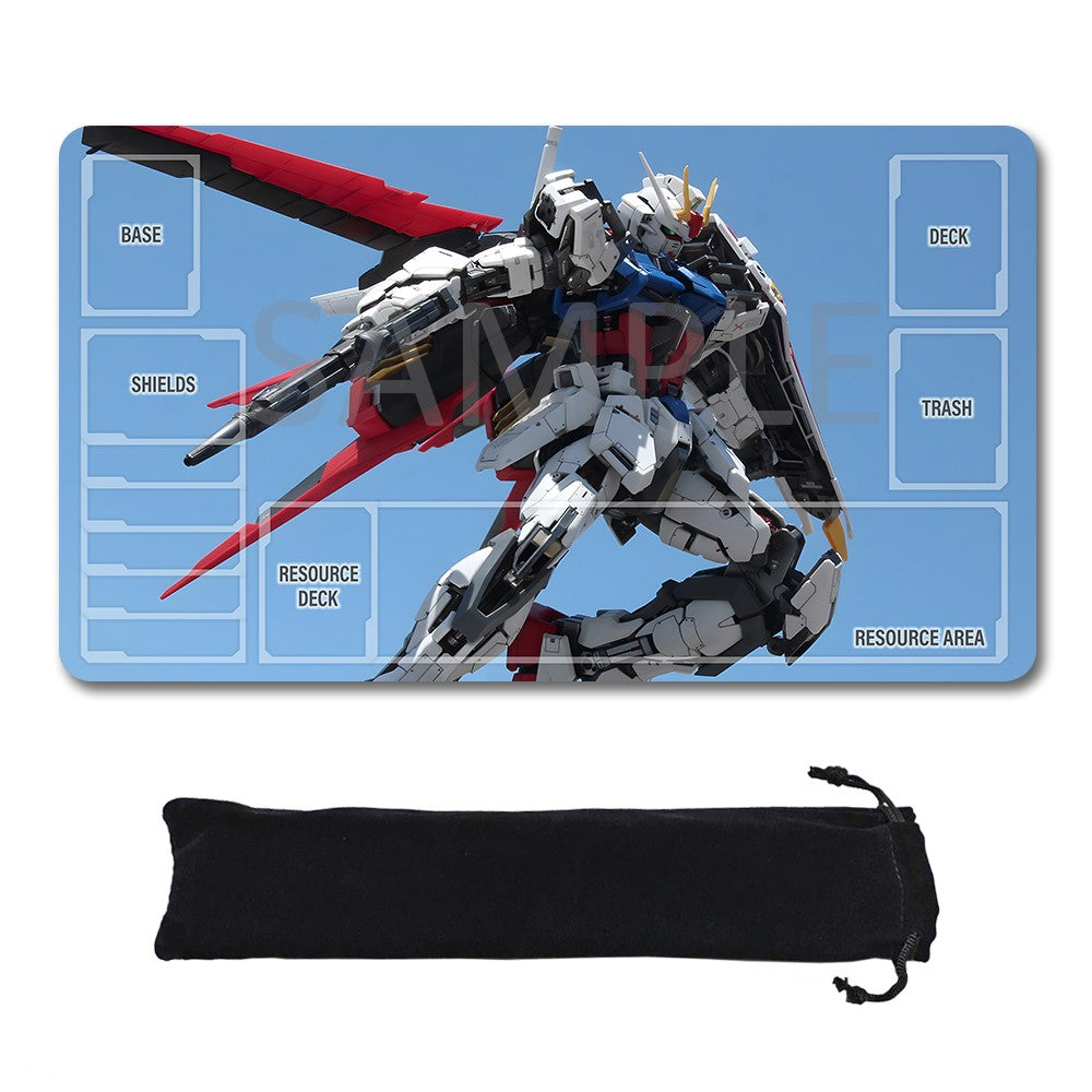Gundam Playmat Suitable for GCG , includes Storage Bag,24 x 14 inches (GD5101420)