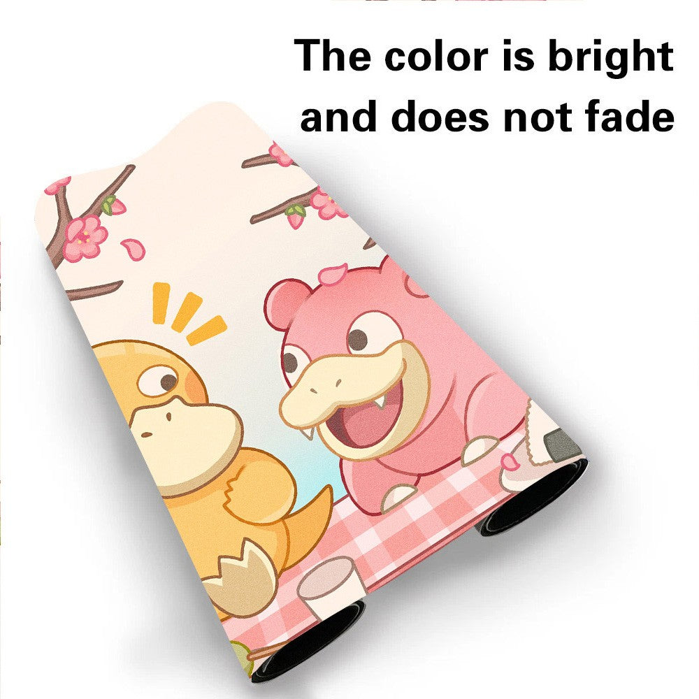 Psyduck Slowpoke Board Game Pokemon Playmat Card Play Mat TCG CCG Pad Mousepad