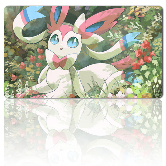 08825 - Board Game Pokemon Eevee Sylveon Playmat Games Mousepad Play Mat of TCG