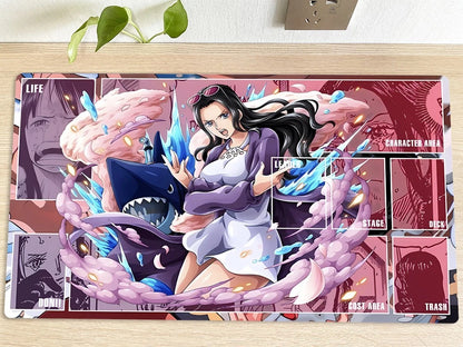 One Piece Nico Robin Duel Playmat OPCG TCG CCG Trading Card Game Mousepad Deskmat