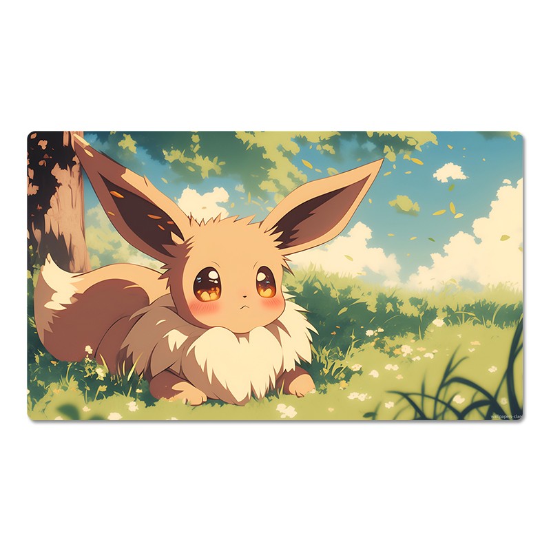 Eevee Board Game Pokemon Table Playmat Card Play Mat TCG CCG Pad Mousepad No.288