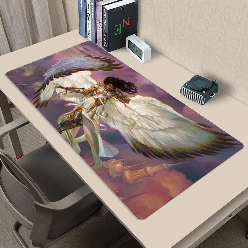 Serra Angel MtG Trading Card Game MTG Playmat TCG CCG Mat Free Bag 40X70CM