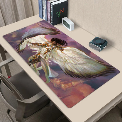 Serra Angel MtG Trading Card Game MTG Playmat TCG CCG Mat Free Bag 40X70CM