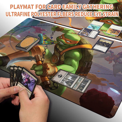 MICHELANGELO,WEIRDNESS TO 11-MTG Playmat | TCG CCG Card Game Mat | Non-Slip Base