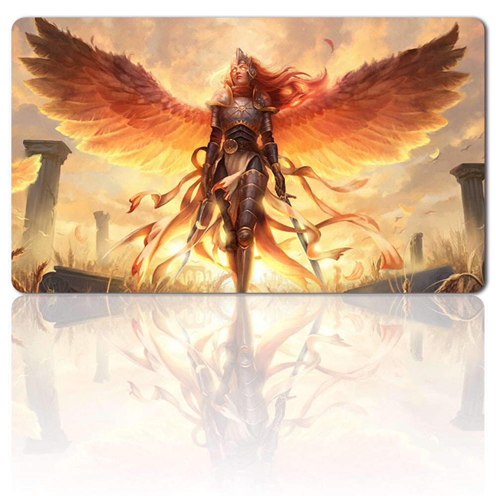 Aurelia, Angel Warrior - Board Game MTG Playmat Mousepad Playmat of TCG CCG