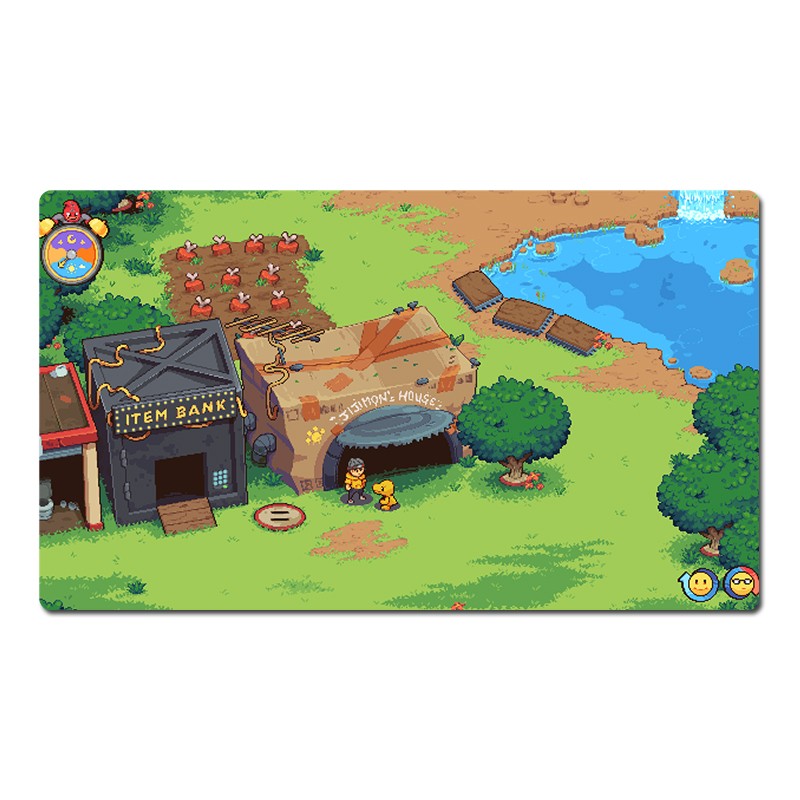 File City Board Game Pokemon Table Playmat Card Play Mat TCG CCG Pad Mousepad