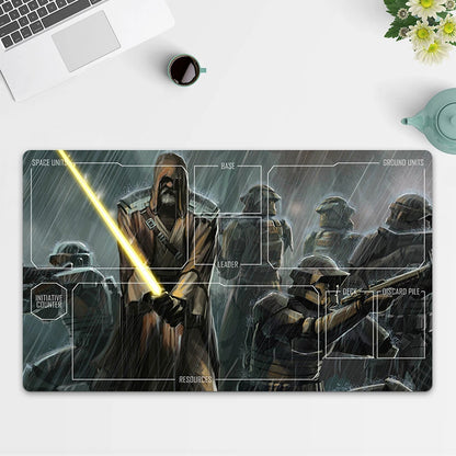 Playmat Clone Wars TCG Starwars : Unlimited Trading Card Game Play Mat Free Bag