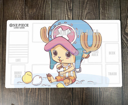 One Piece Tony Tony Chopper Duel Playmat CCG OPCG Mat Trading Card Game Mousepad Deskmat
