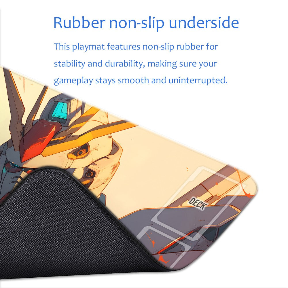 Gundam Playmat Suitable for GCG , includes Storage Bag, 24 x 14 inches (1375156)