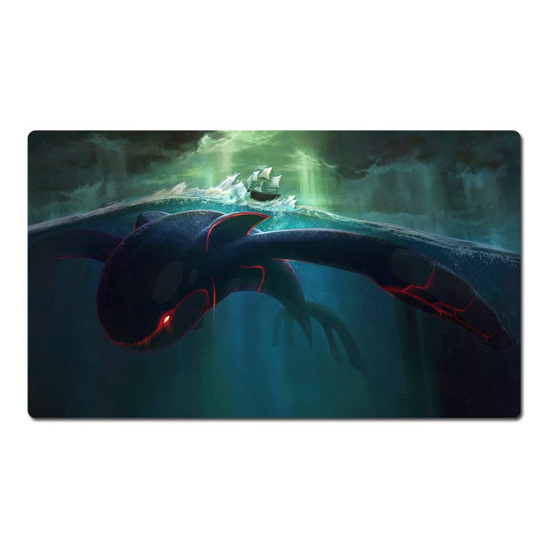 Kyogre Board Game Pokemon Table Playmat PTCG TCG CCG Pad Trading Card Games Mat