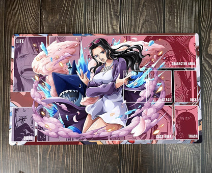 One Piece Nico Robin Duel Playmat OPCG TCG CCG Trading Card Game Mousepad Deskmat