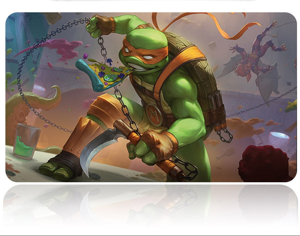 MICHELANGELO,WEIRDNESS TO 11-MTG Playmat | TCG CCG Card Game Mat | Non-Slip Base