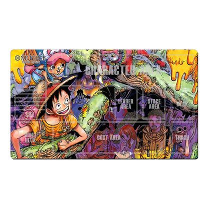 Monkey D. Luffy One Piece Table Playmat OPCG TCG CCG Play Pad Trading Card Game Mat