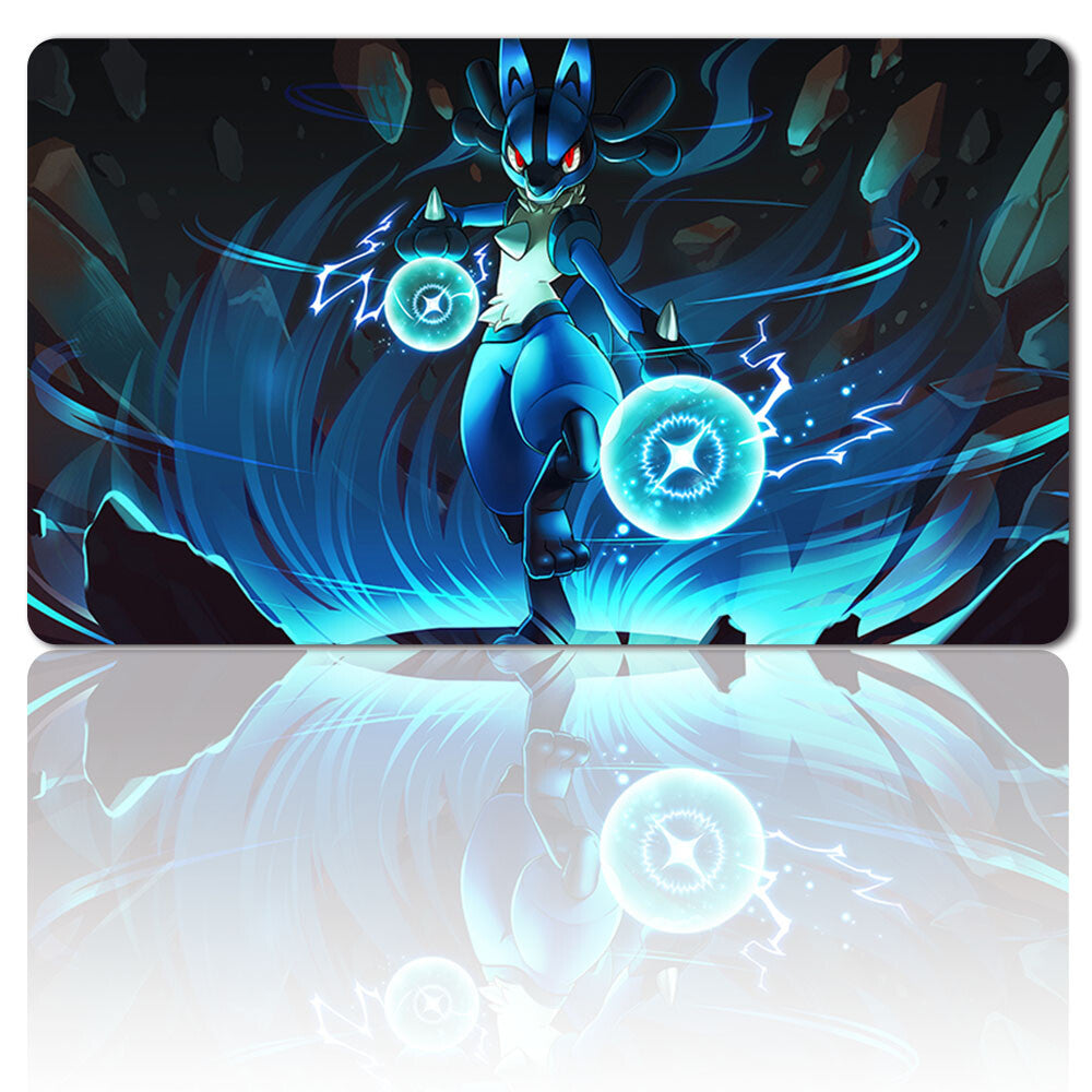 875827 - Board Game Pokemon Lucario Playmat Games Mousepad Play Mat of TCG