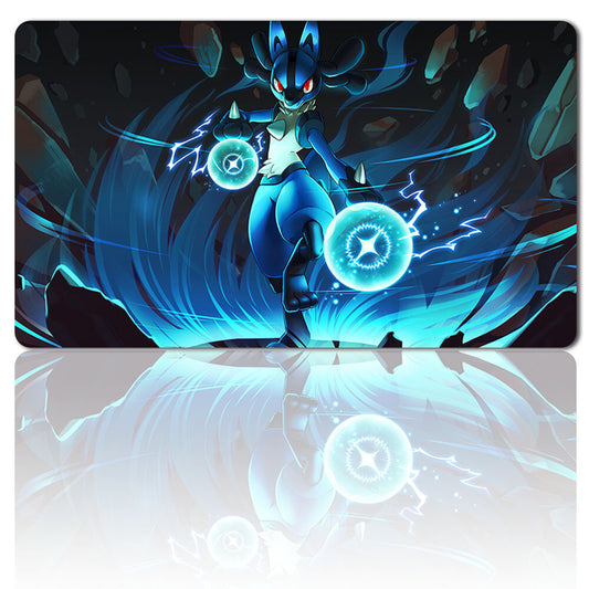 875827 - Board Game Pokemon Lucario Playmat Games Mousepad Play Mat of TCG