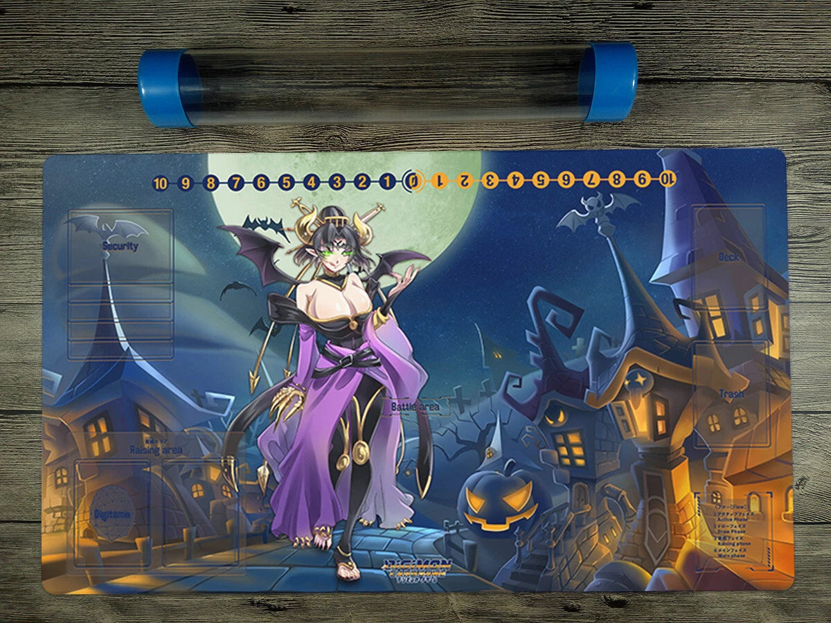Digimon Adventure Lilithmon Playmat Trading Card Game CCG Play Mat Free BestTube