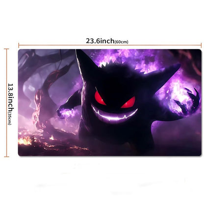 Gengar Board Game Pokemon Table Playmat TCG CCG Mat Gaming Play Pad Mousepad