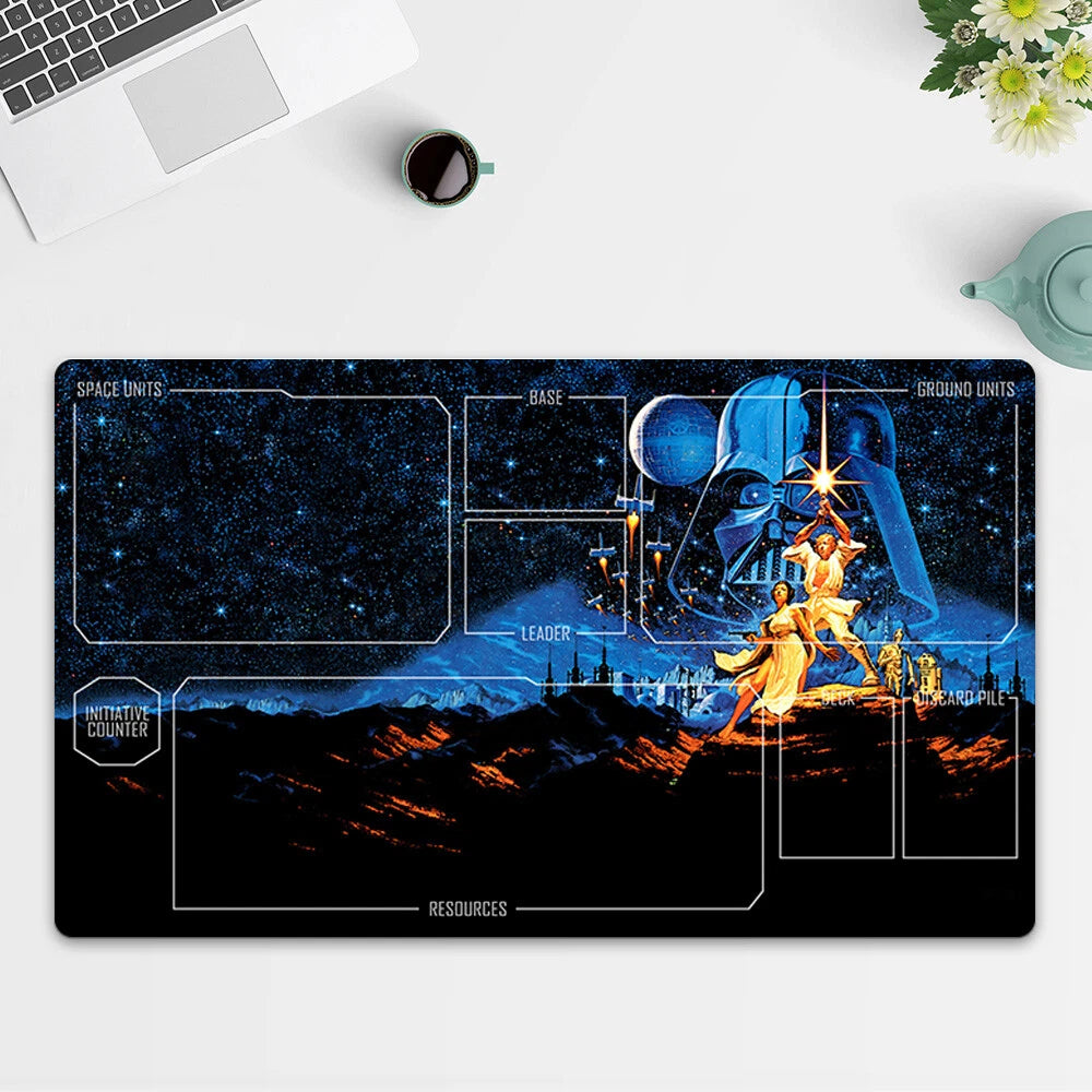 Playmat Skywalker TCG Starwars : Unlimited Trading Card Game Play Mat Free Bag