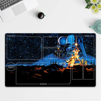 Playmat Skywalker TCG Starwars : Unlimited Trading Card Game Play Mat Free Bag