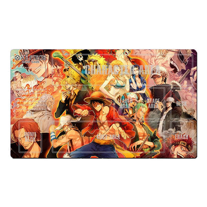 Collage of animated characters from various anime series on a colorful background