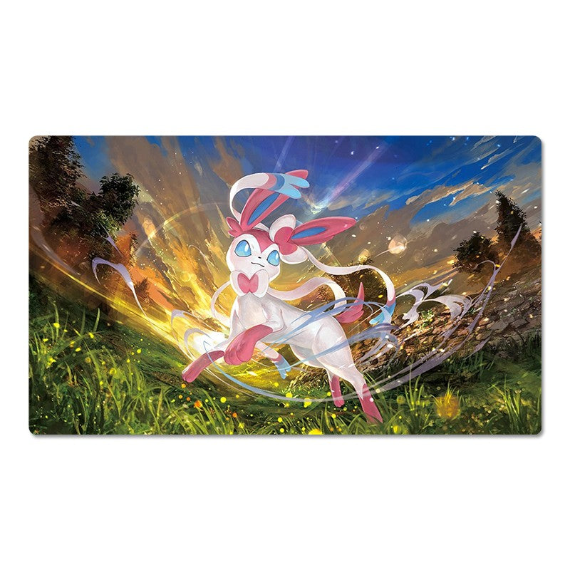 Sylveon Board Game Pokemon Table Playmat TCG CCG Pad Card Game Mat Mousepad