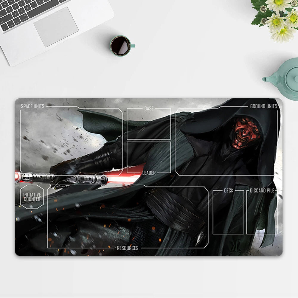 Playmat Darth Maul TCG Starwars : Unlimited Trading Card Game Play Mat Free Bag