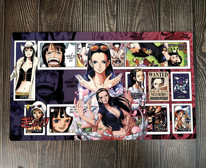 One Piece OPCG TCG CCG Pad Nico Robin Table Playmat Trading Card Game Desk Mat Mousepad
