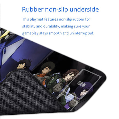 Gundam Playmat Suitable for GCG , includes Storage Bag, 24 x 14 inches (50839)