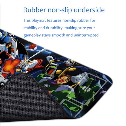 Gundam Playmat Suitable for GCG , includes Storage Bag, 24 x 14 inches (73300)