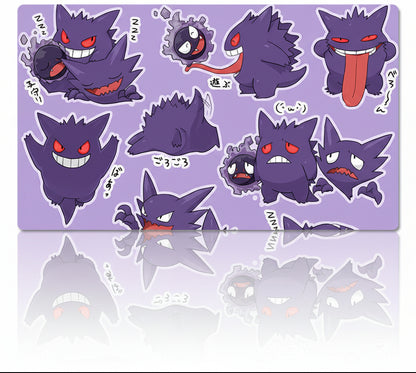 Mousepad Gengar Gastly Game Pokemon tapete de mesa TCG CCG tapete de jogo para jogos -