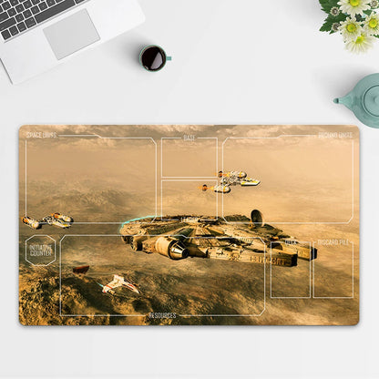 Playmat Millennium Falcon TCG Starwars : Unlimited Trading Card Game Mat FreeBag