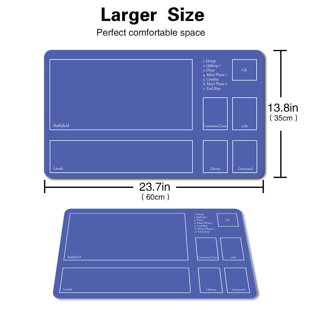 Blue - Board Game MTG Playmat Games Mousepad Table Mats Play Mat of TCG