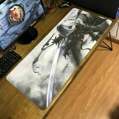 NieR Automata YoRHa Type B 2B Large Anime Mousepad Mouse Pad Keyboard Mat