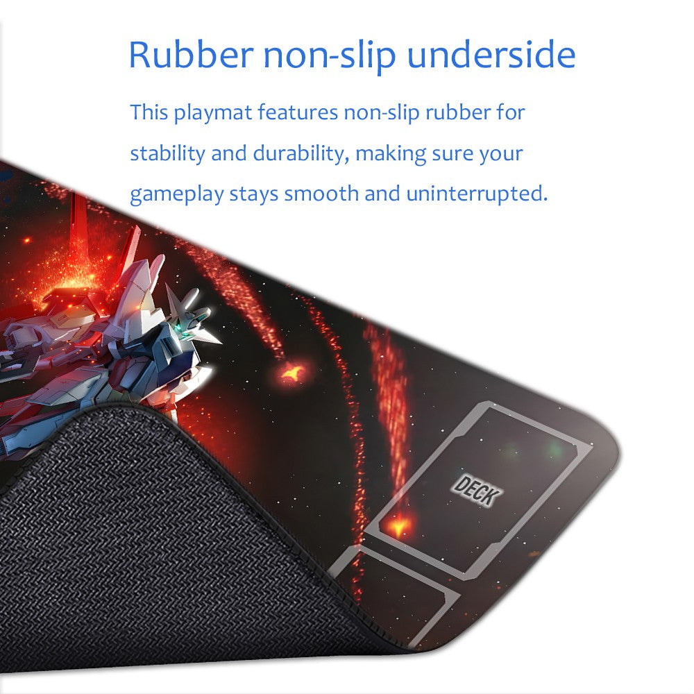 Gundam Playmat Suitable for GCG , includes Storage Bag, 24 x 14 inches (GD510148)