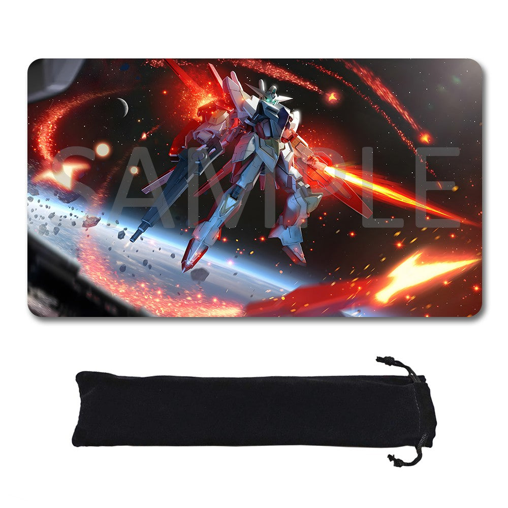Gundam Playmat Suitable for GCG , includes Storage Bag, 24 x 14 inches (GD510148)