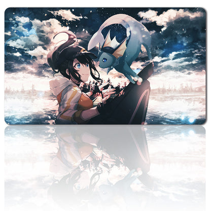 747562 - Board Game Pokemon Vaporeon Playmat Games Mousepad Play Mat of TCG