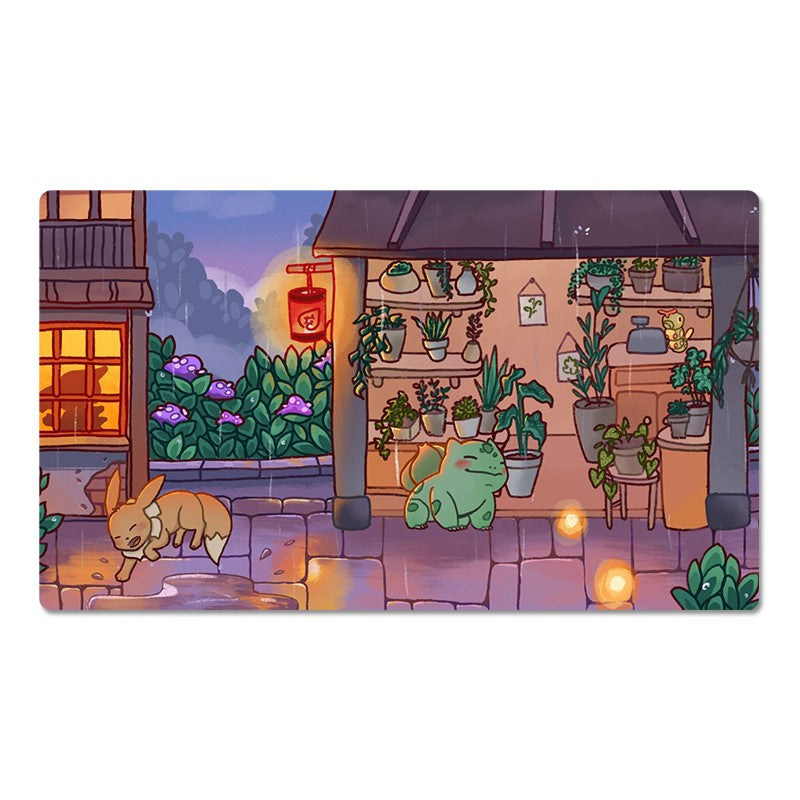 Bulbasaur Eevee Board Games Pokemon Playmat TCG CCG Pad Trading Card Game Mat