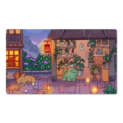 Bulbasaur Eevee Board Games Pokemon Playmat TCG CCG Pad Trading Card Game Mat