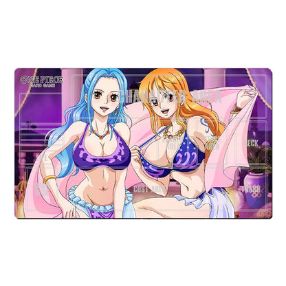 Nefertari Vivi & Nami One Piece Table Playmat OPCG TCG CCG Pad Trading Card Game Mat